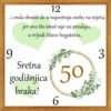 Sretna 50. godišnjica braka