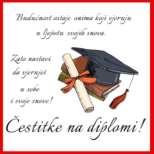 Čestitke na diplomi