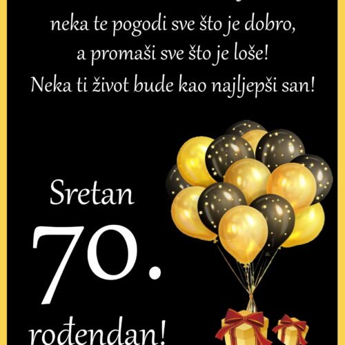 Sretan 70. rođendan