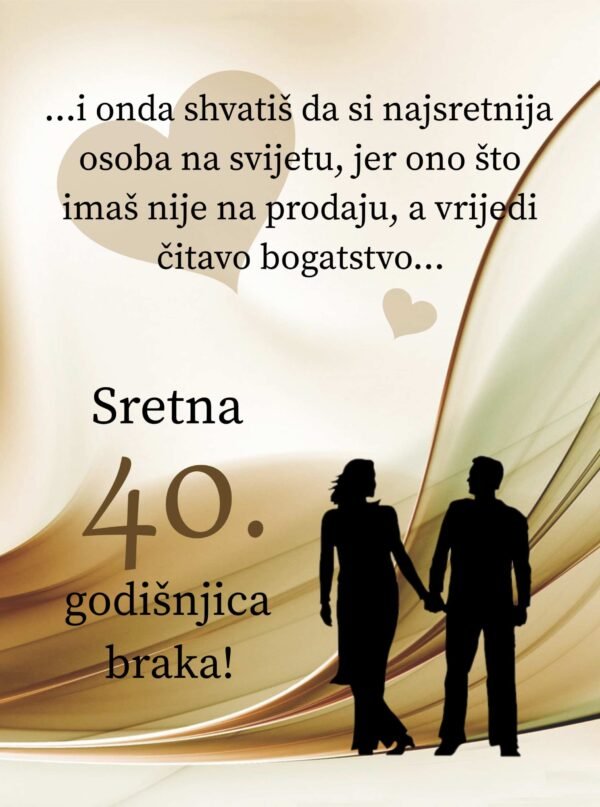 40. godišnjica braka