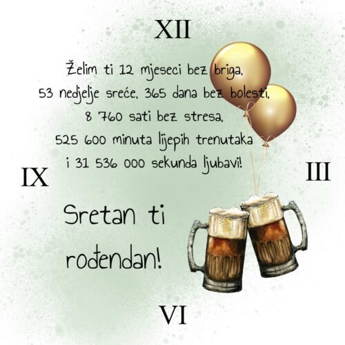 Sretan rođendan – pivo