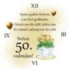 Sretan rođendan - zlatno 50