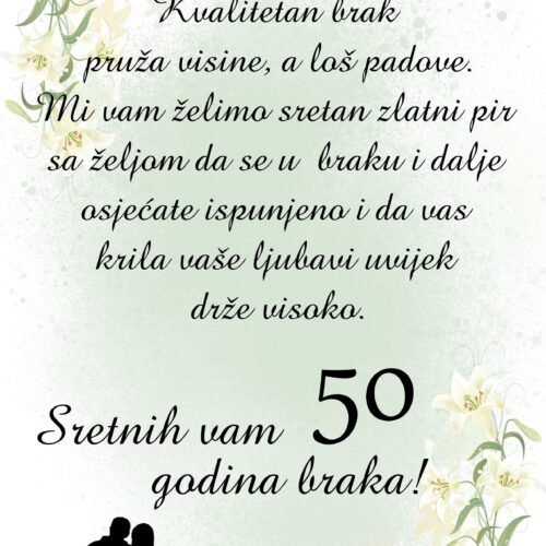 Godišnjica braka 50