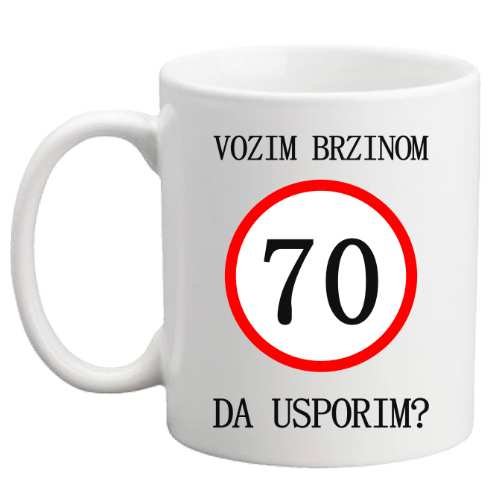 Vozim brzinom 70