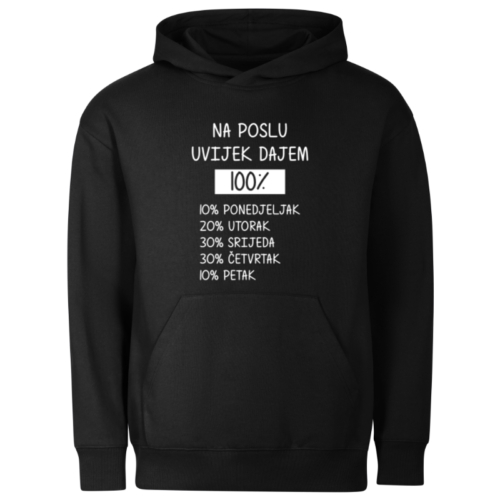 Na poslu uvijek dajem 100%